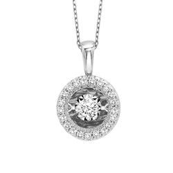 Rhythm of Love 14k Diamond Pendant